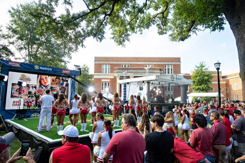 der Campus der Universität von Alabama