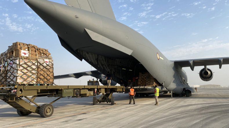 C-17A Globemaster III military transport aircraft