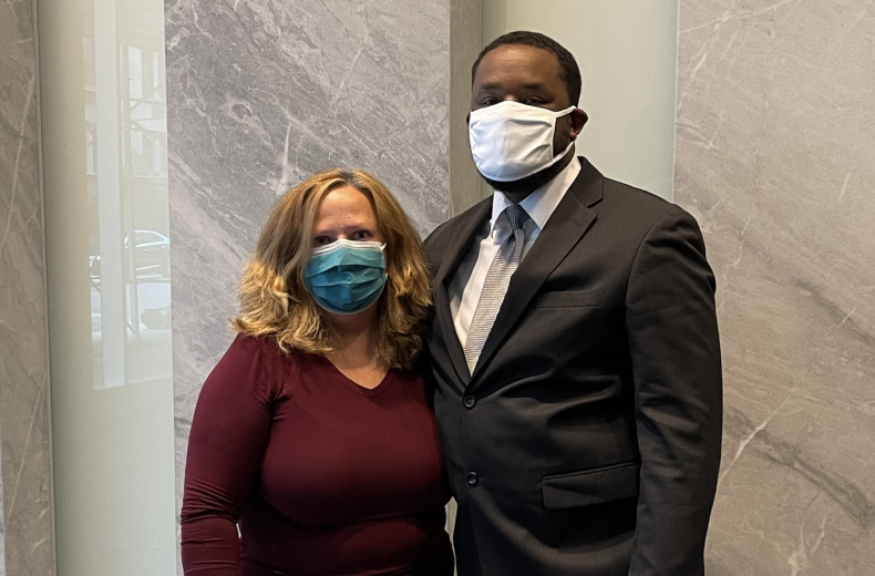 Leslie Lake and Jaquan Wilson