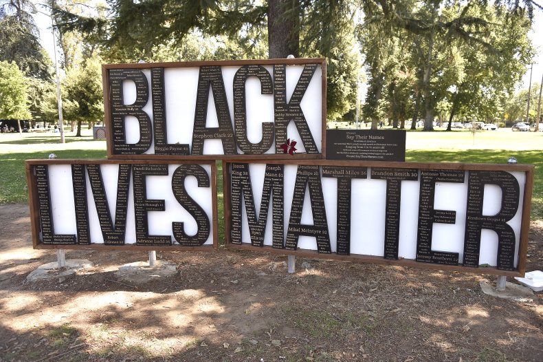 BLM Sign Sacramento