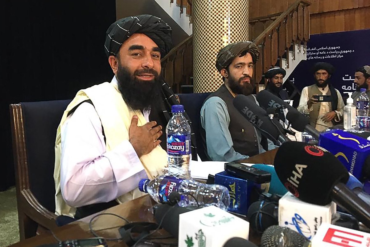 Taliban, spokesperson, Zabihullah, Mujahid, Kabul