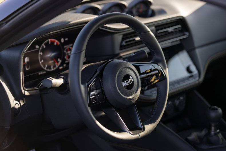 2023 Nissan Z steering wheel interior vents
