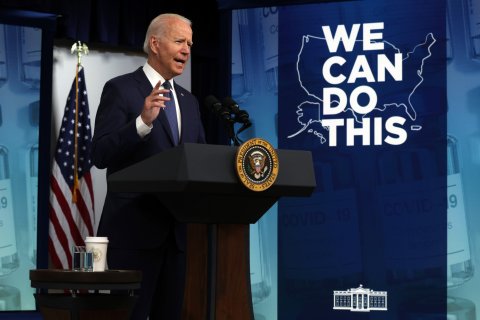 Biden, speaking on COVID