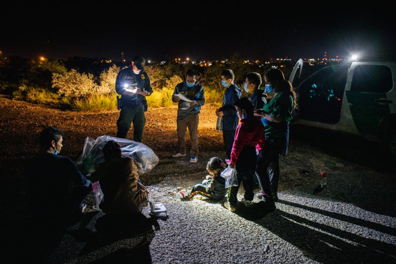 Migrants Processed by Border Control