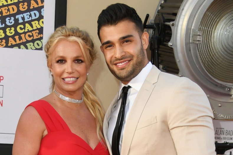 Britney Spears and partner Sam Asghari