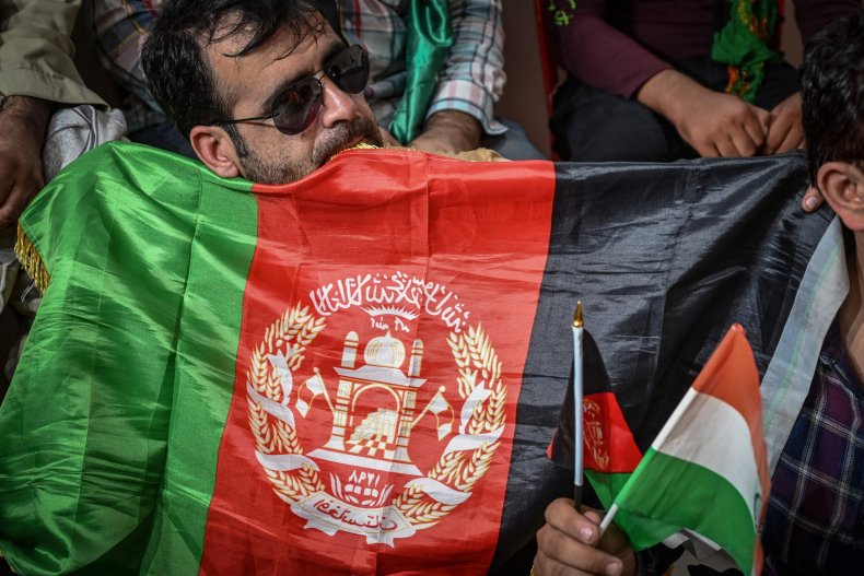 Afghanistan flag protests