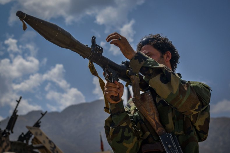 An Afghan armed man 