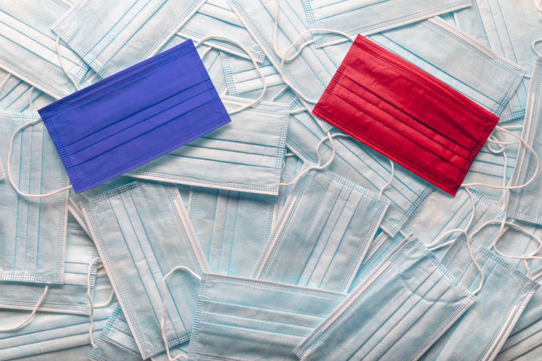 A stock photo of masks