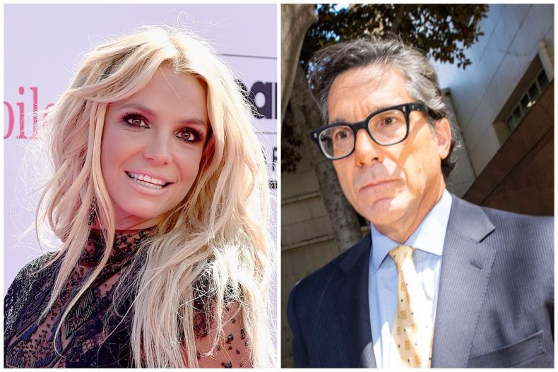 Britney Spears and Mathew Rosengart