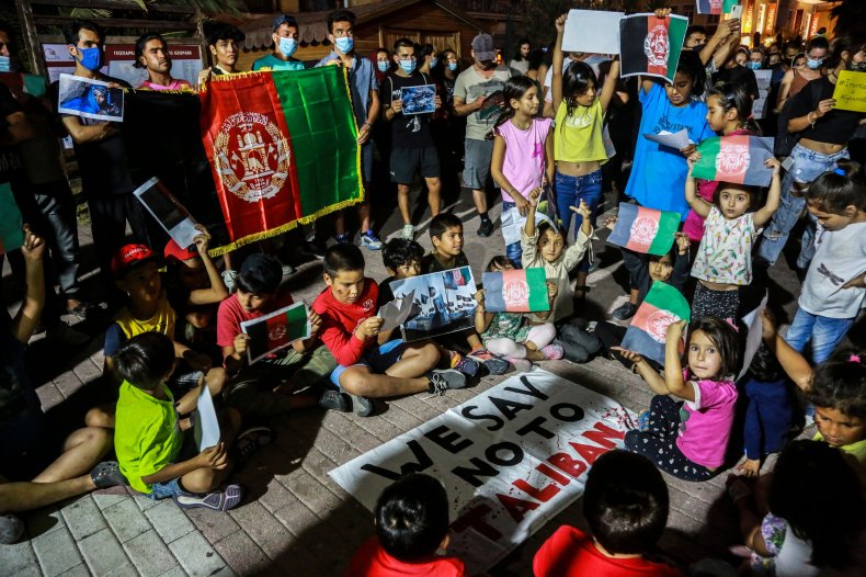 Afghan Migrants Protest in Greece