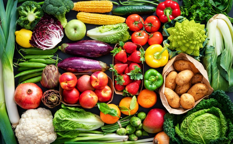 A selection of healthy foods