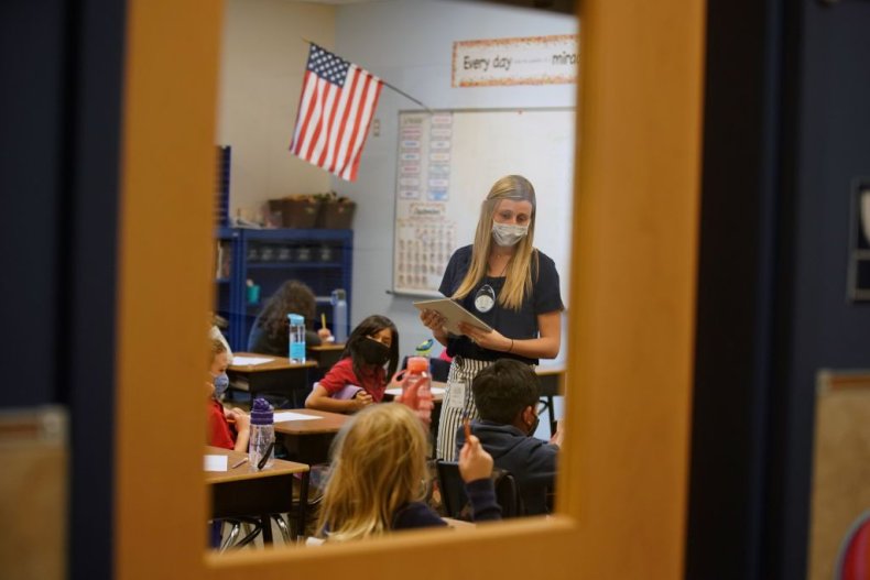 Utah school with masks