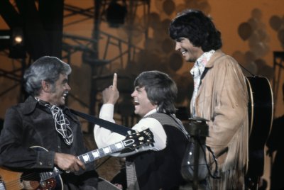 Don and Phil  Everly with their father.