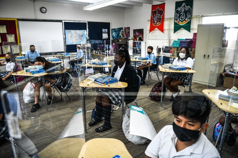 Education secretary mask mandates DeSantis Biden Cardona