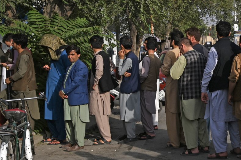 ATM Line in Kabul