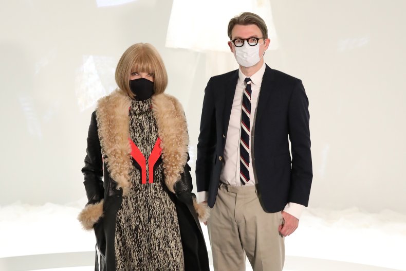 Anna Wintour and Andrew Bolton