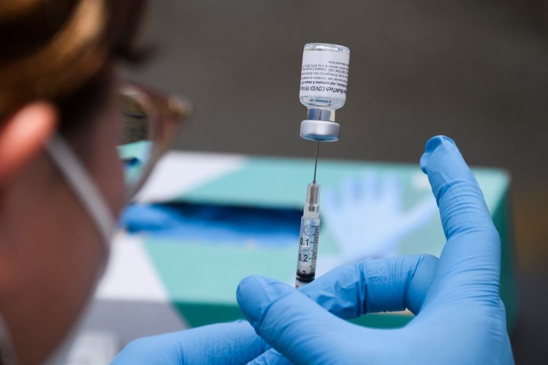 A dose of the Pfizer COVID-19 vaccine