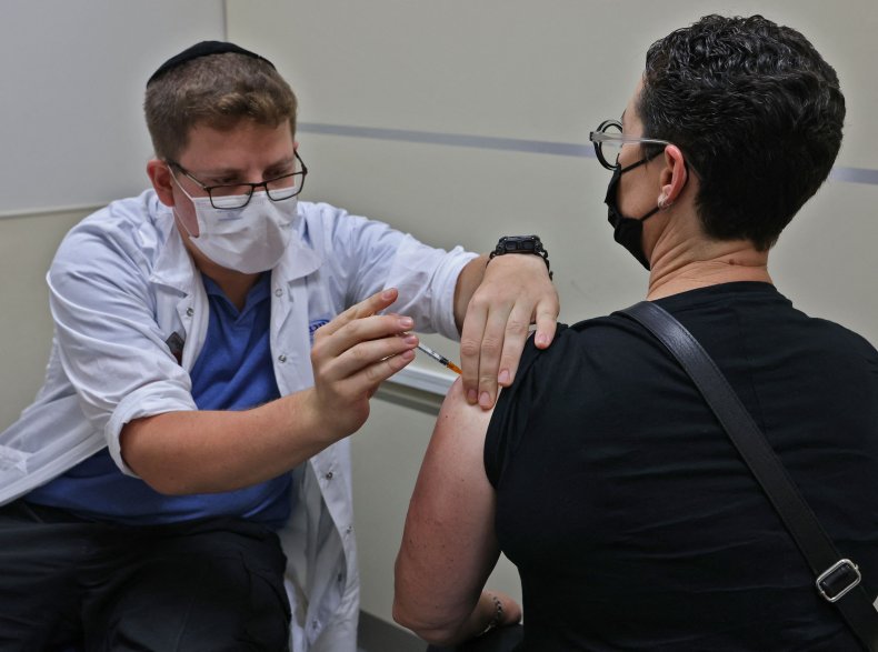 Booster Shot Administered in Israel