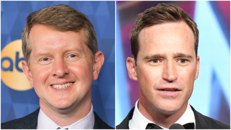 "Jeopardy!" stars Ken Jennings and Mike Richards