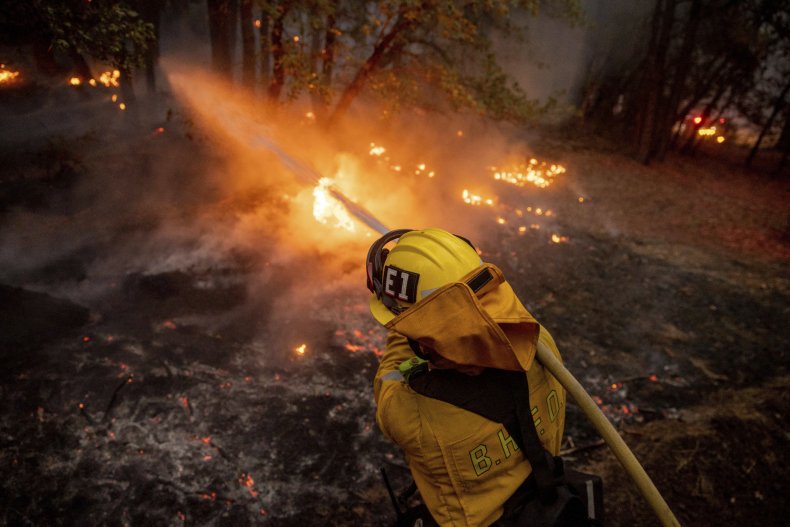 Flames From California's Dixie Fire
