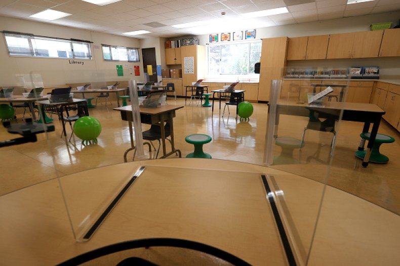 Teacher Classroom School COVID Oklahoma Lawmaker Stitt