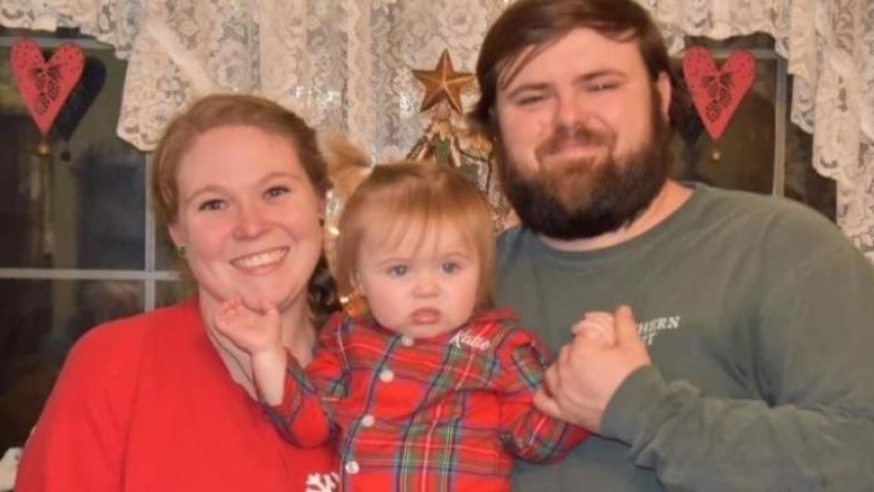 Richardson pictured with daughter Katie and Jordan