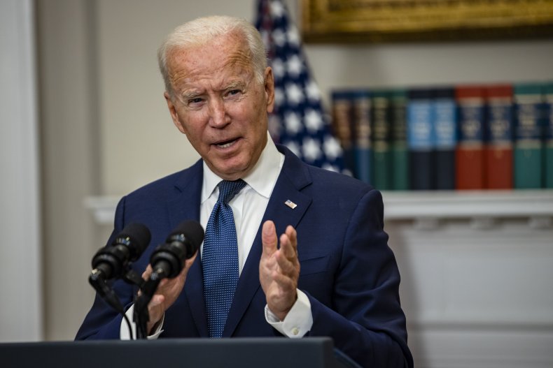 Joe Biden Speaks in the Roosevelt Room