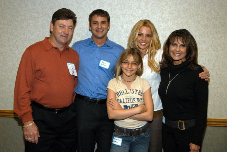 Britney Spears and her family