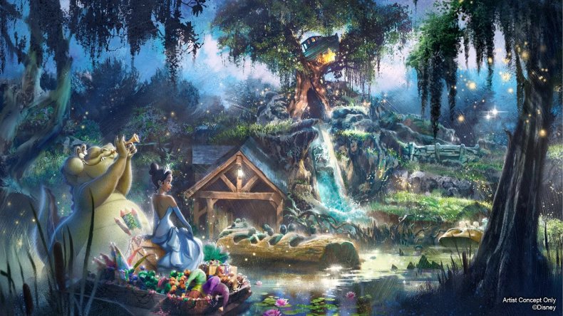 Princess and the Frog Splash Mountain