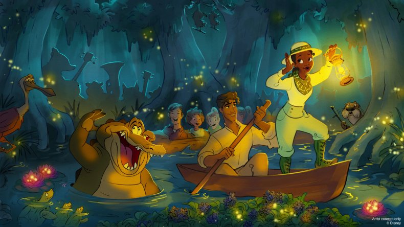 Princess and the Frog Splash Mountain