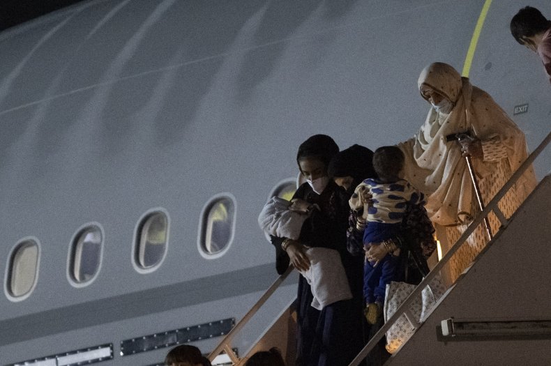 Passengers Evacuated from Afghanistan