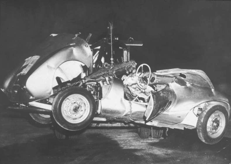 1955: A fatal crash on the road