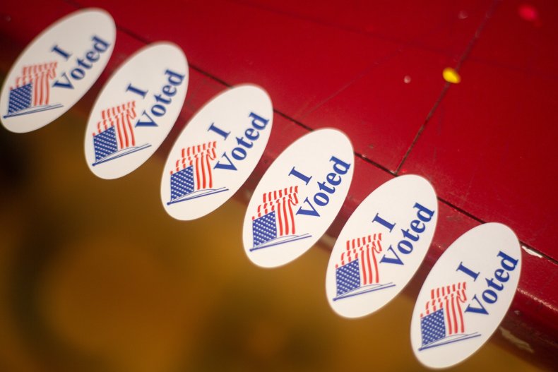"I voted" stickers