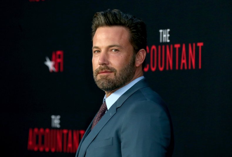 Ben Affleck at The Accountant premiere