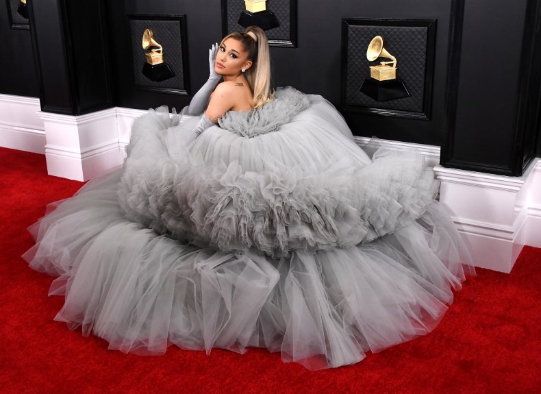 Ariana Grande attends the 2020 Grammy Awards