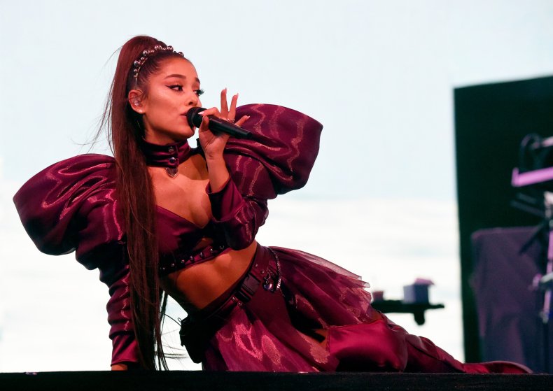 Ariana Grande performs at Coachella 2019