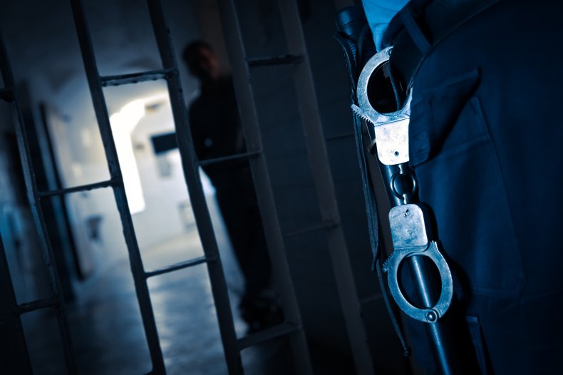 Detention officer and inmate