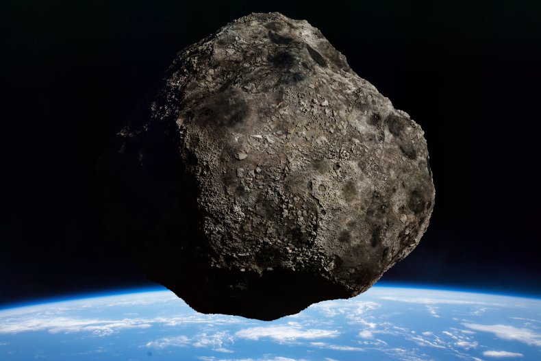 An asteroid