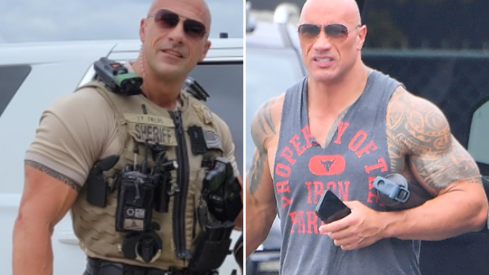 People Think This Cop Looks Like Dwayne 'The Rock' Johnson