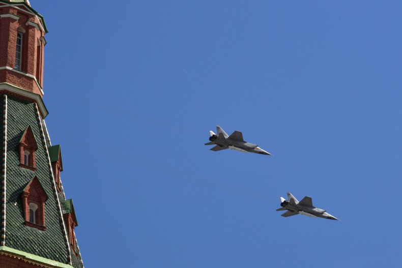 Russia's MiG-31 supersonic interceptor jets