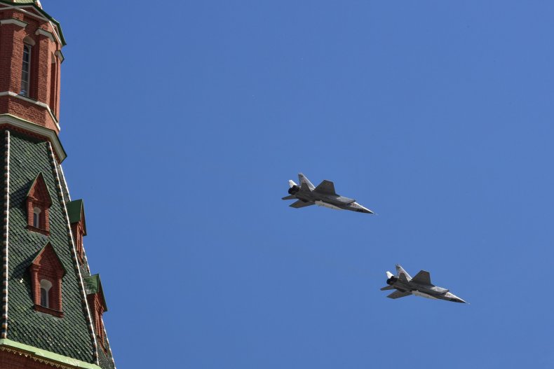 Russia's MiG-31 supersonic interceptor jets