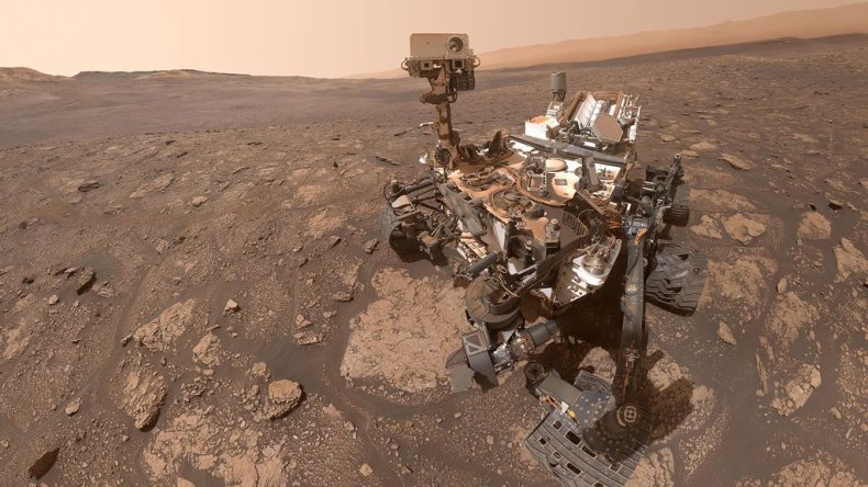 Curiosity Rover on Mars 