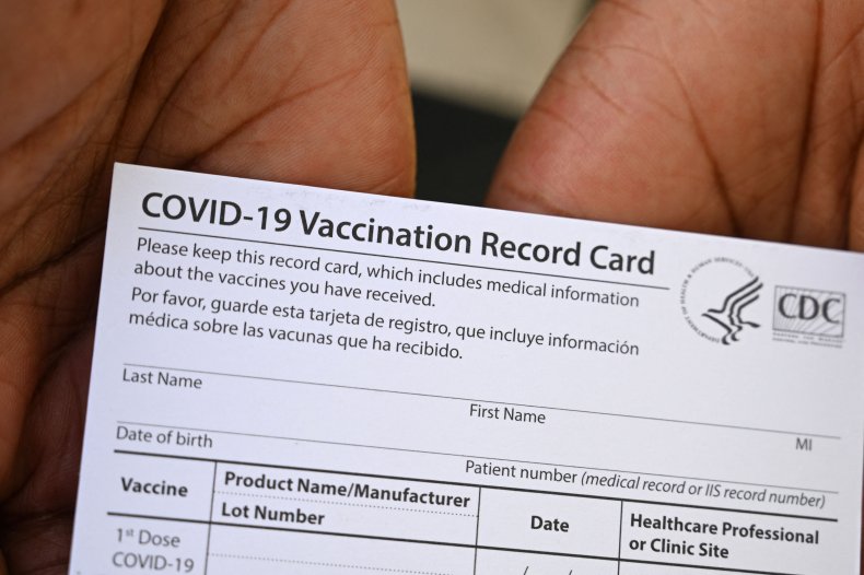 Vaccine card Houston assistant principal