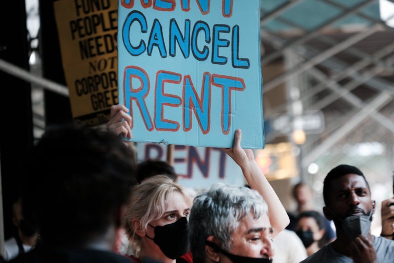Eviction Protestors in NYC