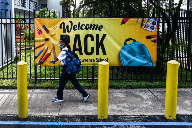 Student Wears Mask into School