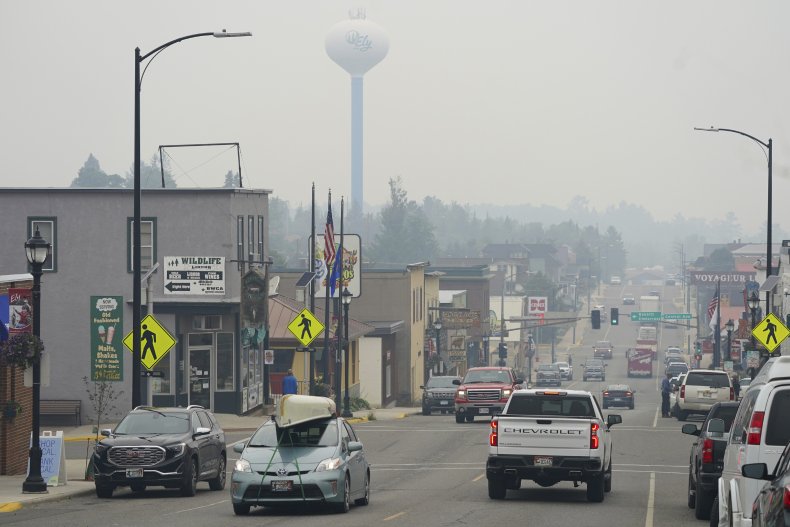 Smoke from Wildfires Minn.