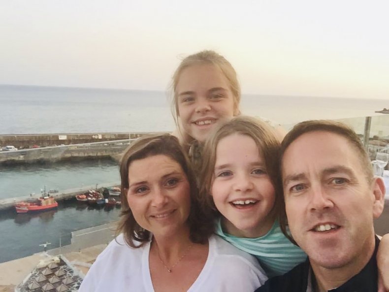 Karl Connor, late wife Kate and kids