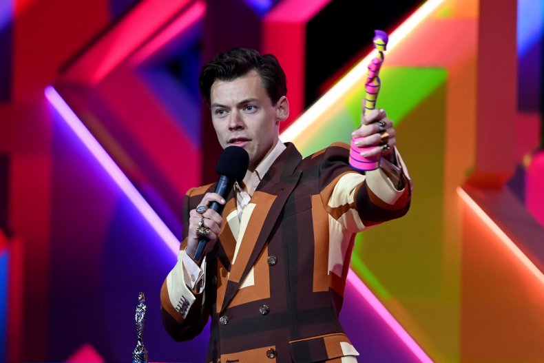 Harry Styles na BRIT Awards 2021