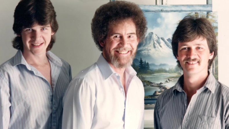 Steve Ross Bob Ross and Dana Jester