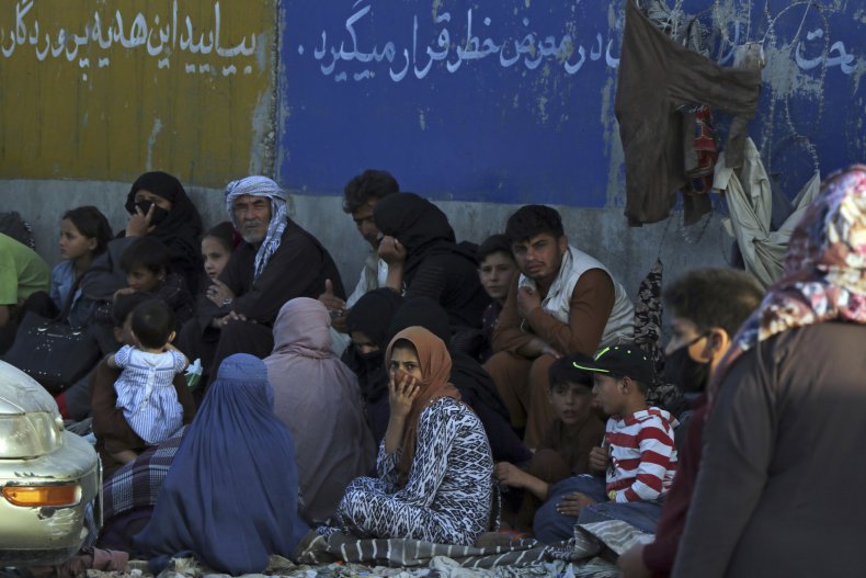 Afghans Wait to Be Eavcuated